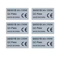 250w stickers (six pieces)